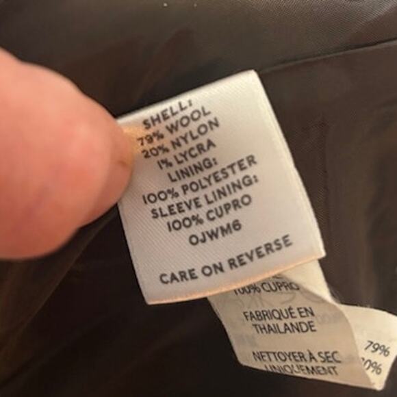 L. L. Bean Wool Blend Blazer Gray Sports Coat Suit Jacket Men's size 40 - Picture 8 of 9